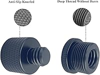 Vista 4 de 8 adaptadores de soporte de micrófono, 4 piezas 58 hembra a 38 macho y 4 piezas de 38 hembra a 58 macho, adaptador de soporte de micrófono