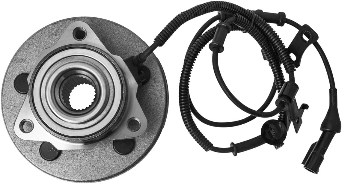 Front Wheel Hub and Bearing Assembly Left or Right Compatible Ford Explorer Sport Trac Mercury Mountaineer AUQDD 515078 [ 5 Lug W/ABS ]
