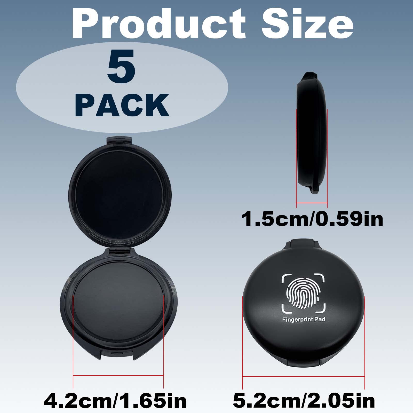 Inkless Thub Pad For Notary Supplies, Identification Security ID Fingerprint Cards Law Enforceent - Bawy Inc At ₹ 199/piece, Ubai | ID: 2854715512973