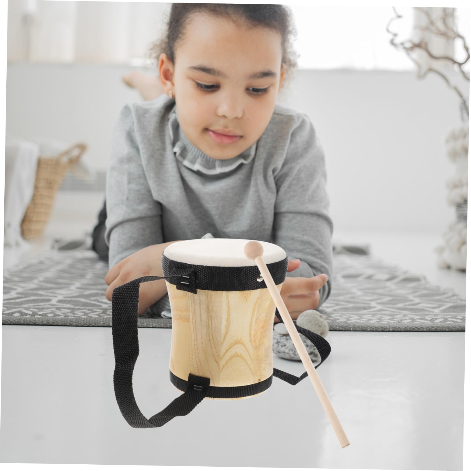 Instrumento de Percusión Infantil Mano Compacto y Ligero para Educación Musical Niñas Diseño Duradero con Pulsera para Fácil y Aprendizaje