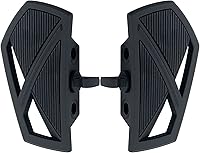 Vista 8 de FATECIM Estriberas para motocicleta, pedales, reposapiés, motocicleta de carretera, mini tableros, conductor, pasajero, mini tablas de suelo