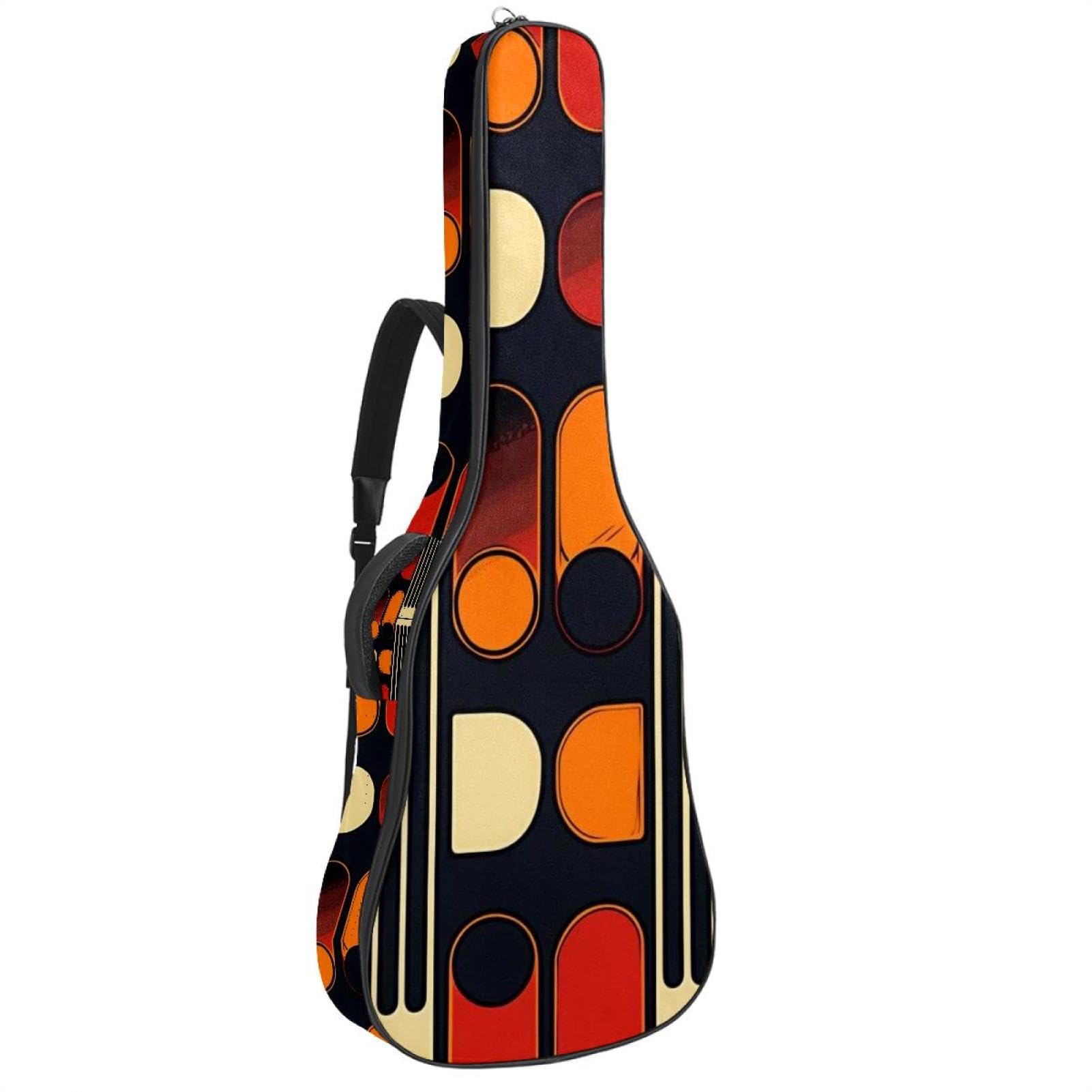 Housse de guitare imperméable légère avec sangle dos et 2 poches - 8