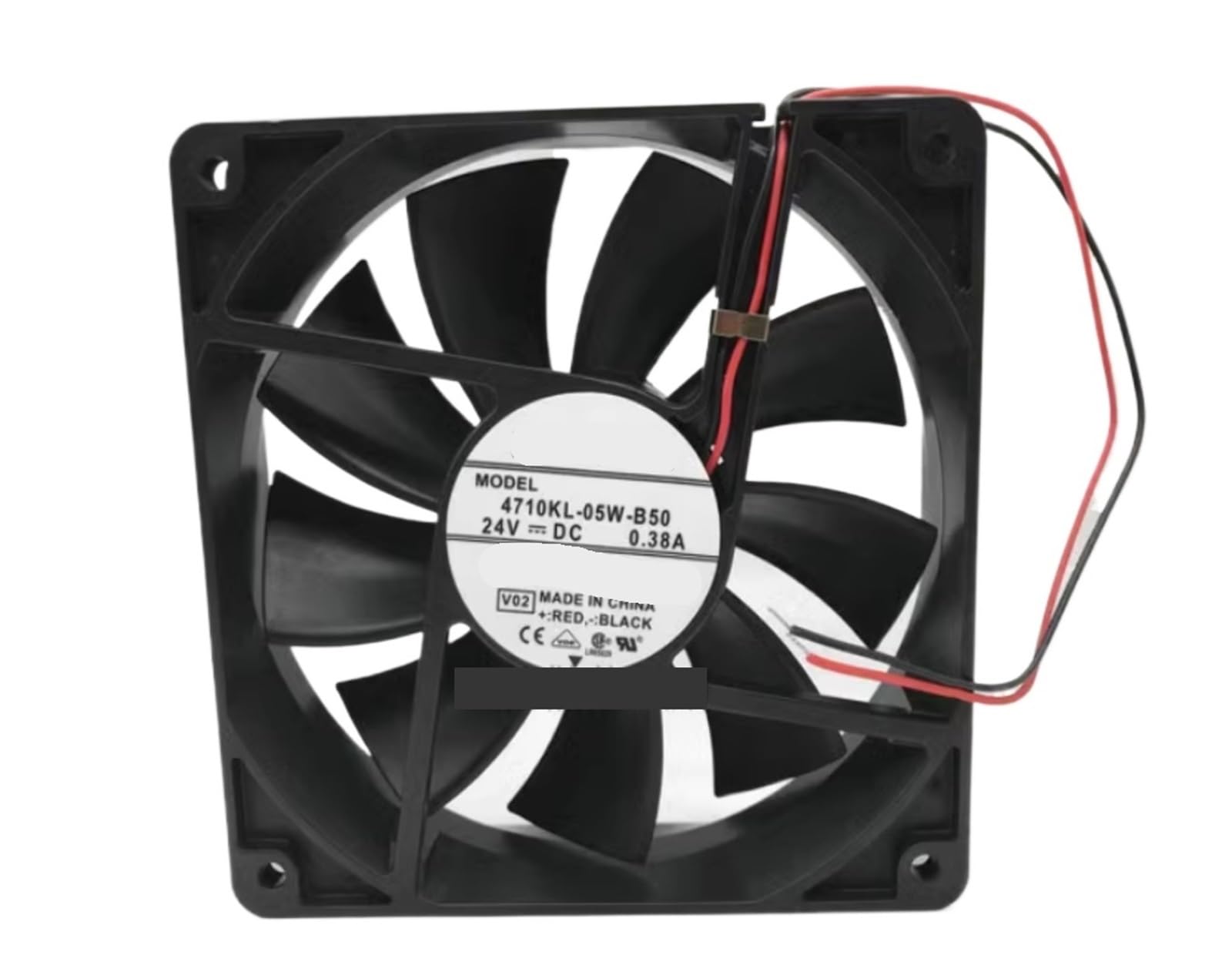 YMUGUEGH 4710KL-05W-B50 12025 24V 0.38A 12CM Two-wire Cooling Fan
