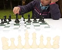 Vista 3 de VBESTLIFE 32 piezas de ajedrez, piezas de ajedrez solo 2.520 in M/2.953 in L Figuras de ajedrez juego de ajedrez piezas de estatuilla de repuesto