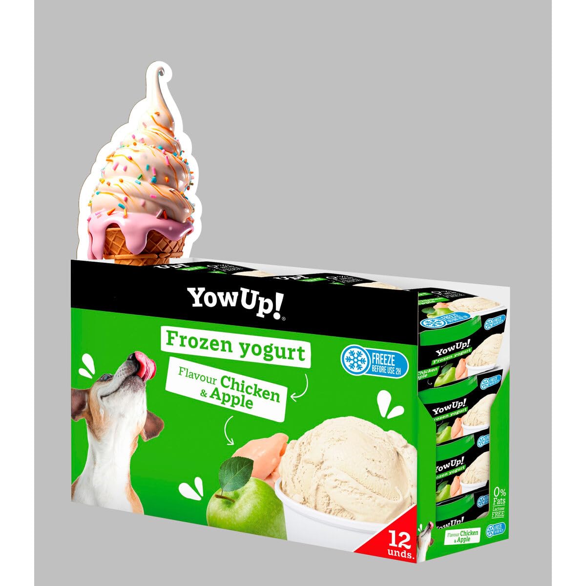 Comida para Perro YowUp Manzana Pollo 12 Unidades - Marca: YowUp - EAN: 8437023761489