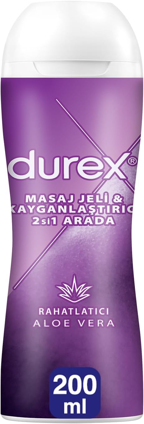Durex Aloe Vera Extract Play Lubricant & Massage Gel (1 x 200 ml)