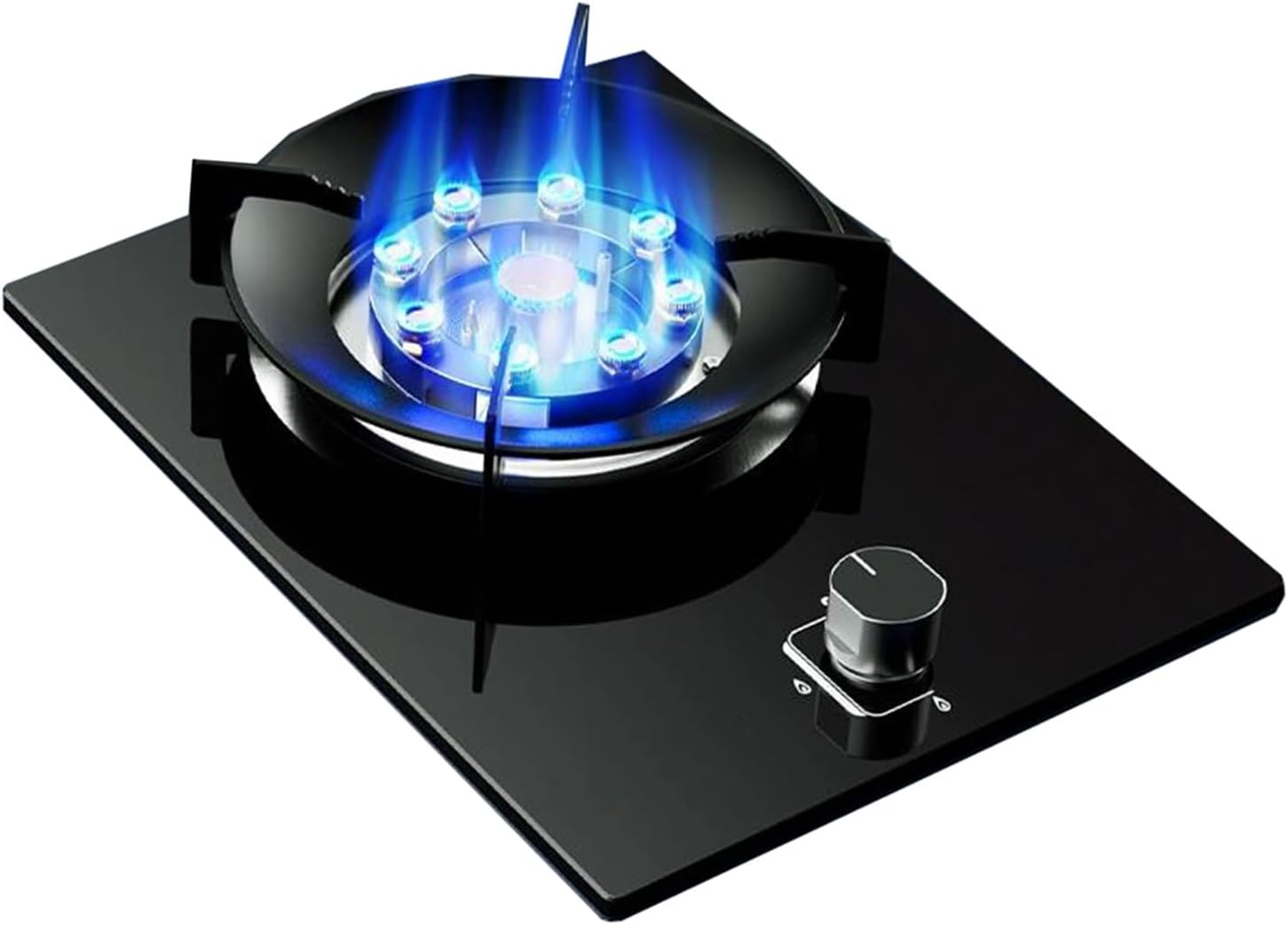 Estufa de Gas 1 Quemador 5.2KW Vidrio Templado Empotrable