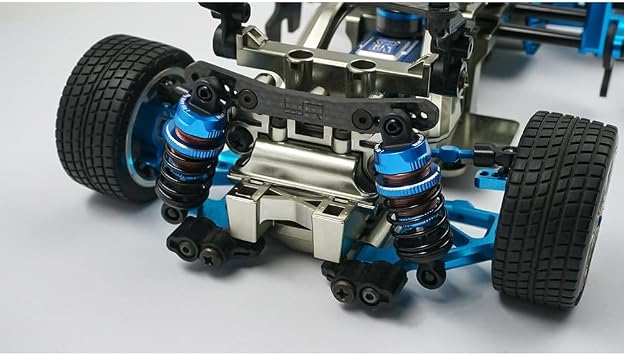 Yeah Racing BBG-0070BK Alum Big Bore Go 70mm Damper Set (2) Black : 1/10 Buggy
