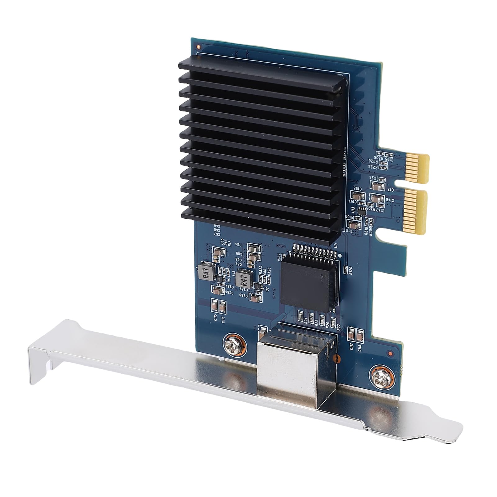 Aramox Tarjeta PCIe 10G, Chipset RTL8127, Adaptador Ethernet de Alta Velocidad con PCI Express 4, Compatible con Servidor de Escritorio
