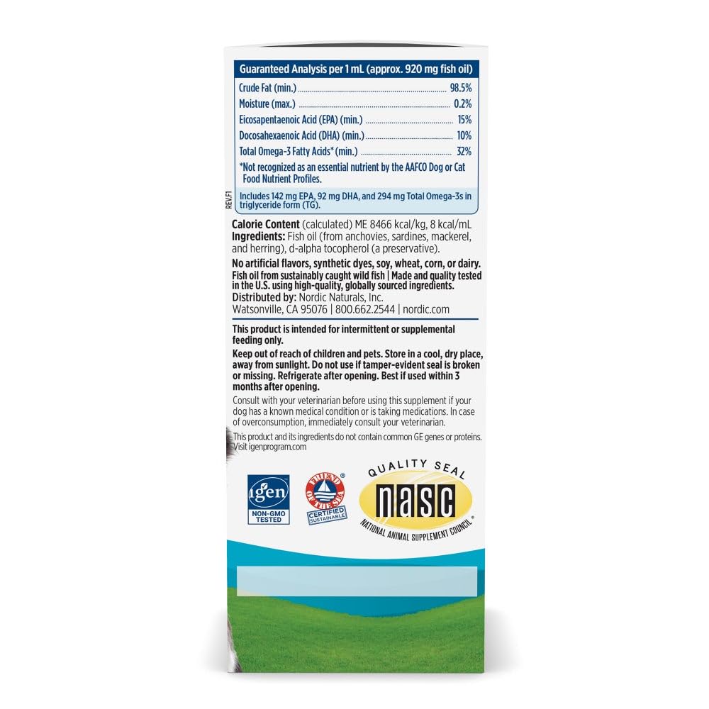 Nordic Naturals Omega-3 Pet, 294mg Fish Oil for Dogs & Cats w/EPA DHA - 2oz — Amazon image 2