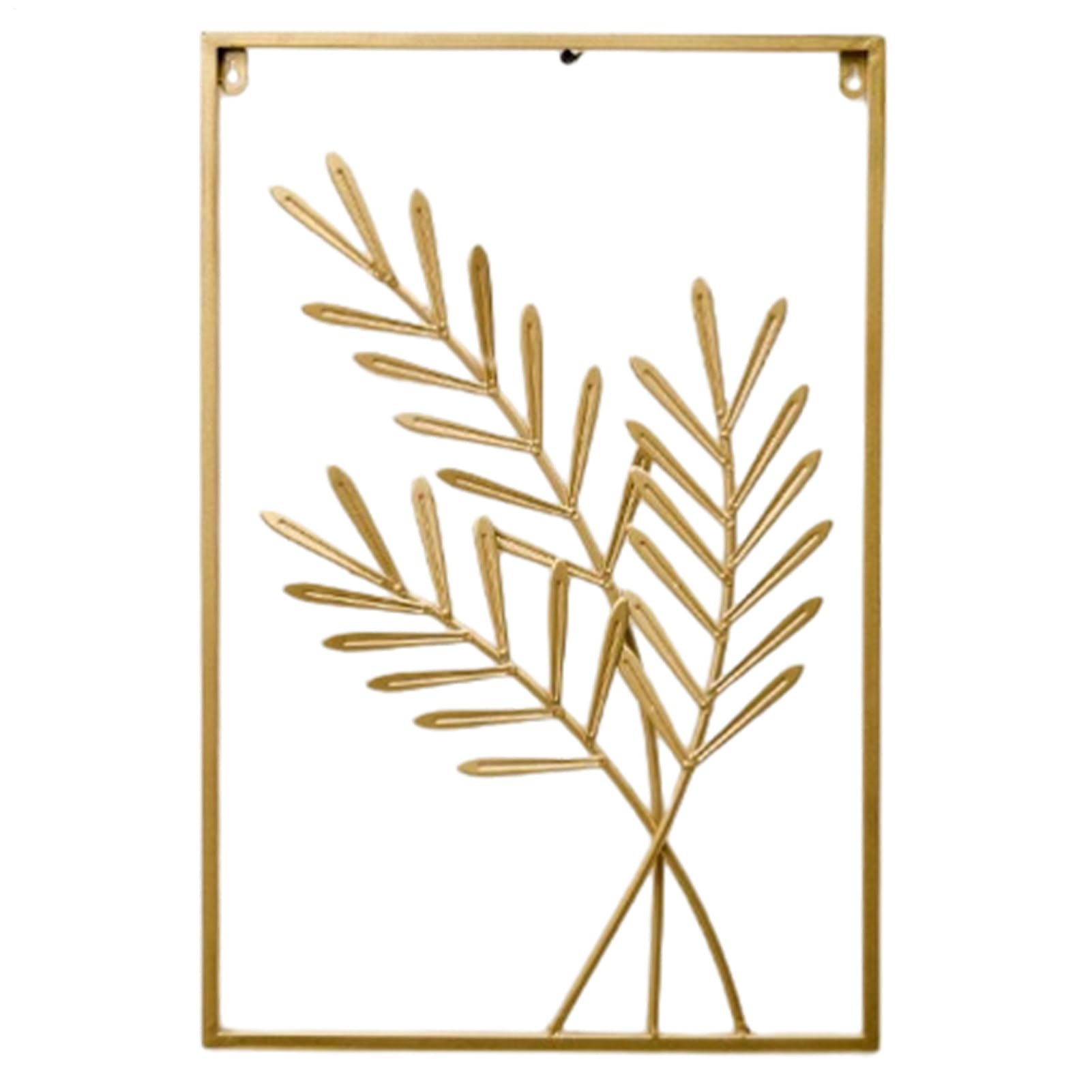 Arte Murale a Foglie Decorazione Interni Realistica | Decorazione Arte Murale Con Foglie Metalliche Per Camera Da In Stile Country, Soggiorno, Sala Da Pranzo, Ingresso E