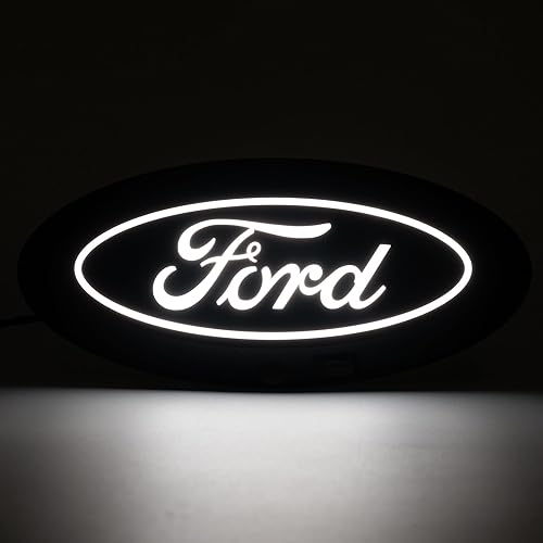 Miniatura 8 de Putco Luminix - Emblema LED blanco con cámara y arnés de conexión rápida, compatible con Ford F150 21-22 con faros halógenos