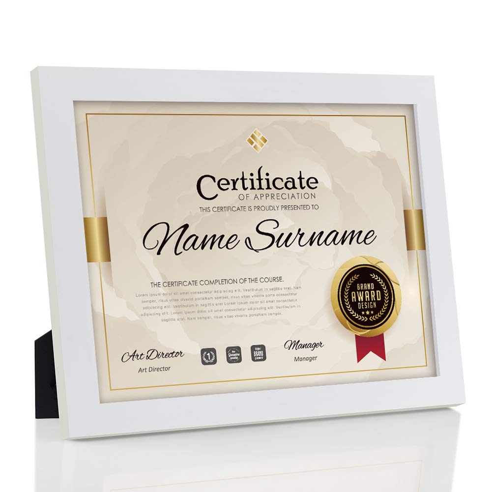 Buy RPJC Document Frame/Certificate Frames Made of Solid Wood High