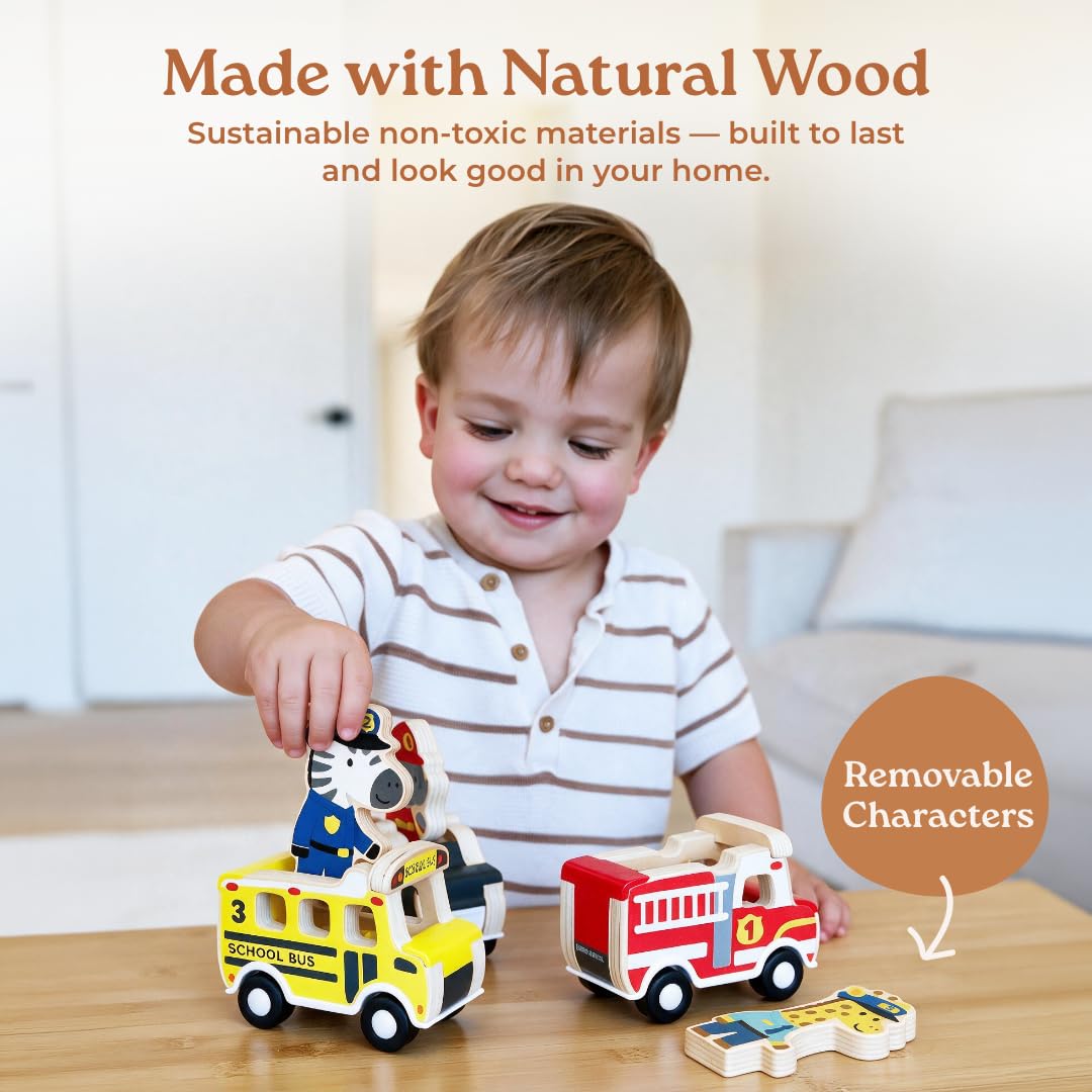 Move2Play, Coche de juguete de madera
