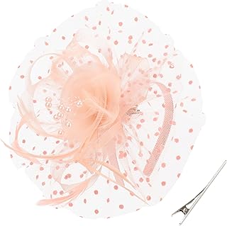 Sponsored You’re seeing this ad based on the product’s relevance to your search query.Learn more about this advertisement DRESHOW Fascinator Hats for Women Pillbox Hat with Veil Headband and a Forked Clip Tea Party Headpiece