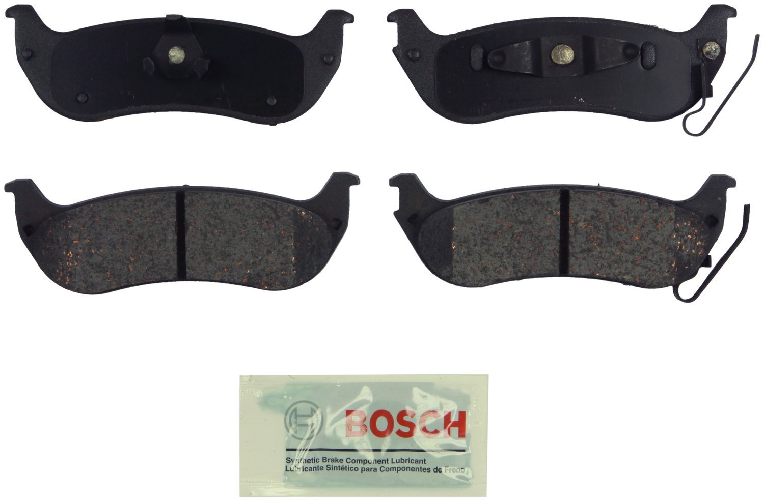 Bosch BE1324H Blue Disc Brake Pad Set with Hardware - FRONT — view 335