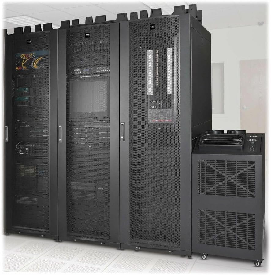 Eaton Portable AC Unit for Server Rooms - 24,000 BTU (7 kW), 208/240V, R32 Refrigerant, Black
