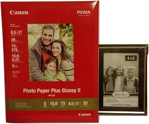 Canon Photo Paper Plus II PP-201 - Papel fotográfico brillante - 20 hoja(s)