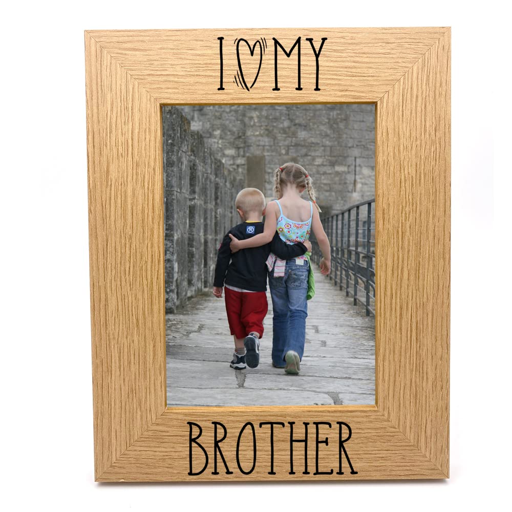 I heart my brother photo frame FW599 (4 x 6 Inch)