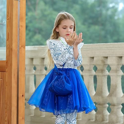 Miniatura 2 de LZH Disfraz de animadora Zombies para niñas disfraz de alienígena para niñas vestido de animadora para Halloween fiesta de cumpleaños cosplay