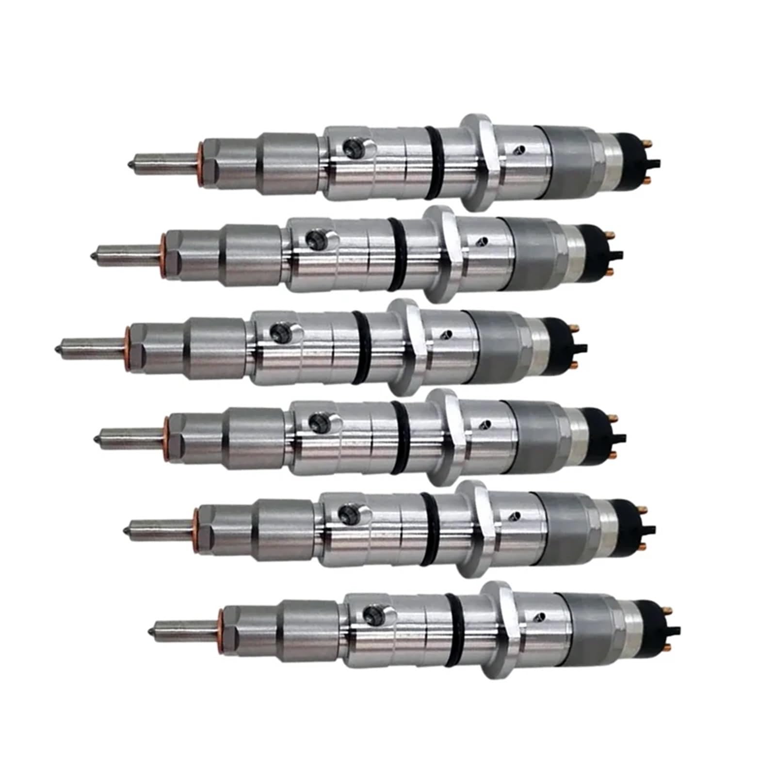 Wattsbvd One Color 6Pcs Fuel Injectors 0445120070 5263304 Compatible With Engine Ise8.9l