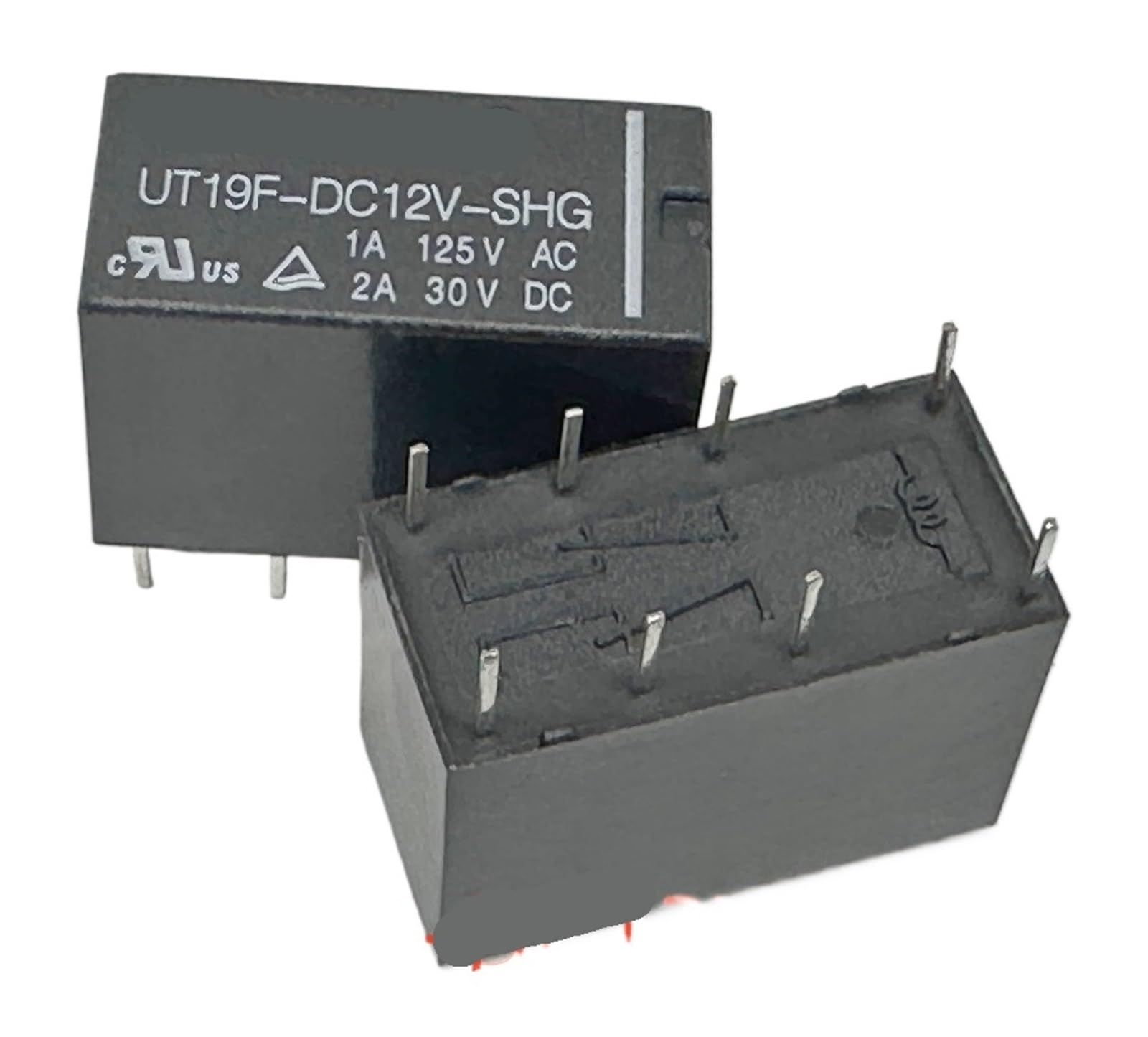 YZWRWRMKTB 1pc UT19F-DC12V-SHG (4078-12V) Relay 8 pins
