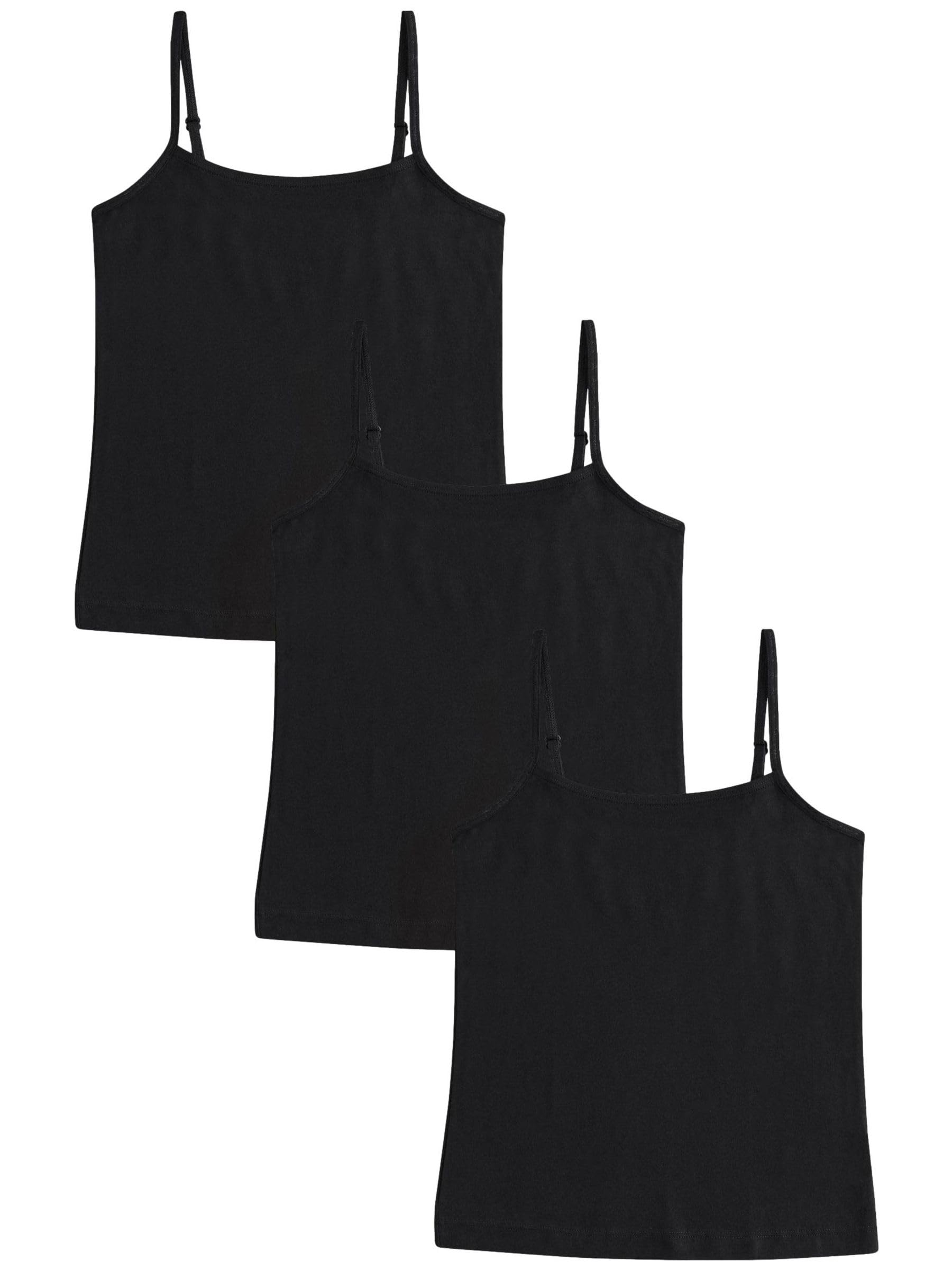 NEXT Trägertops – Dreier-Pack für Mädchen, Schwarz, Größe 15 Jahre