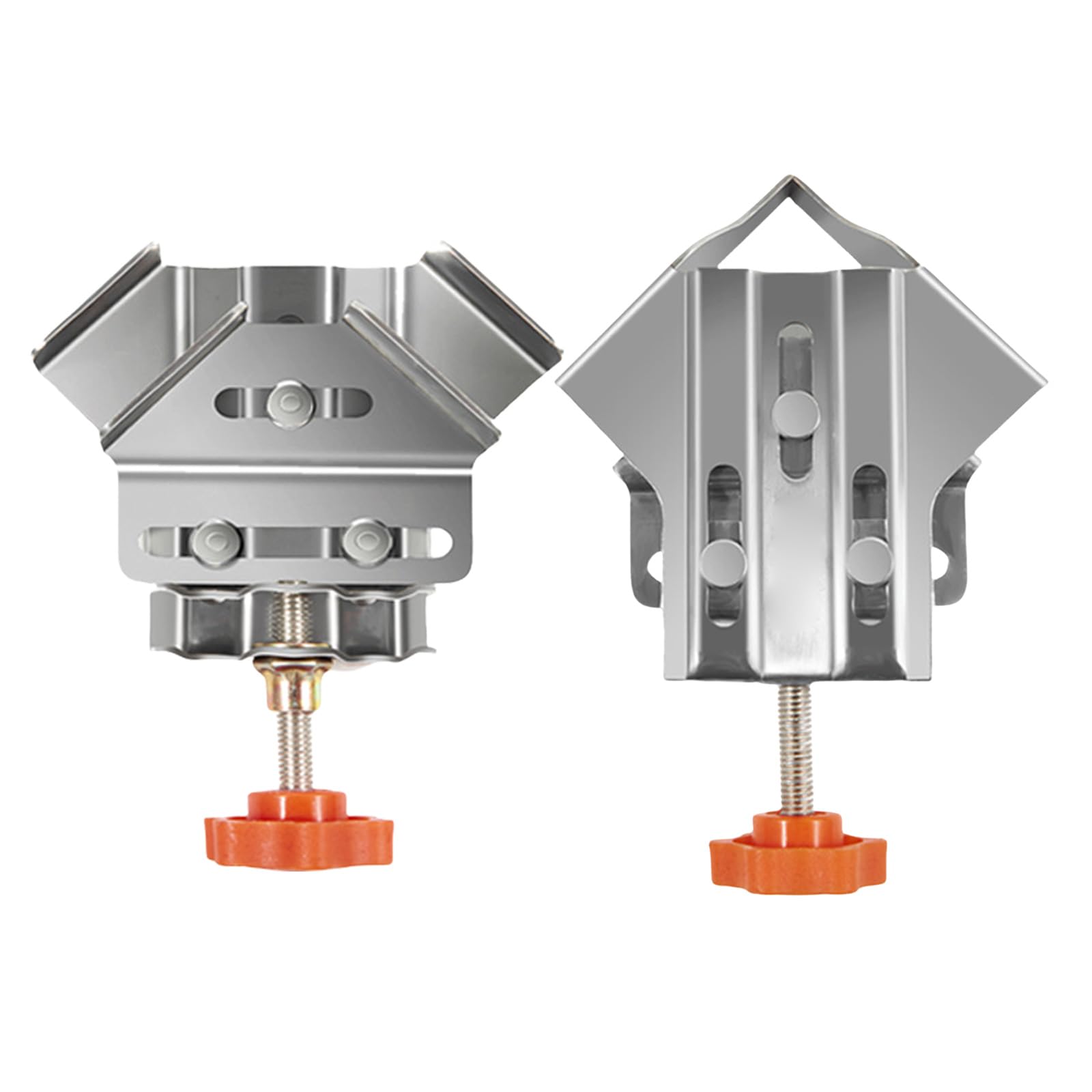 Corner Clamps for Woodworking 90 Degree Right Angled Clamps Adjustable Swing Jaw Aluminum Frame for Carpentry Portable Welding Clamp