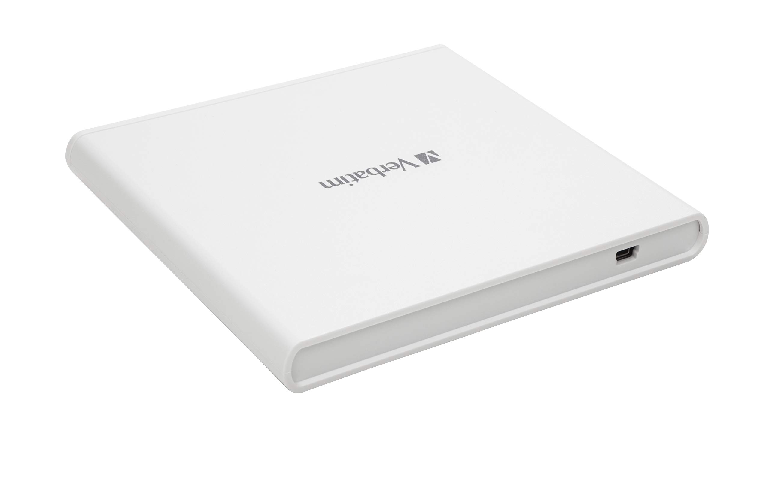 Verbatim 43894 lettore di disco ottico DVD Super Multi DL Bianco (Verbatim External Slimline USB 2.0 DVD Writer White)