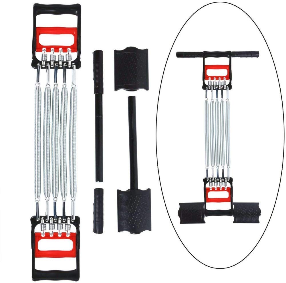 3 in 1 Spring Chest Expander Handgreifer Klimmzugstangen Männer Tension Puller Fitnessgeräte Muskeltraining Widerstandsbänder