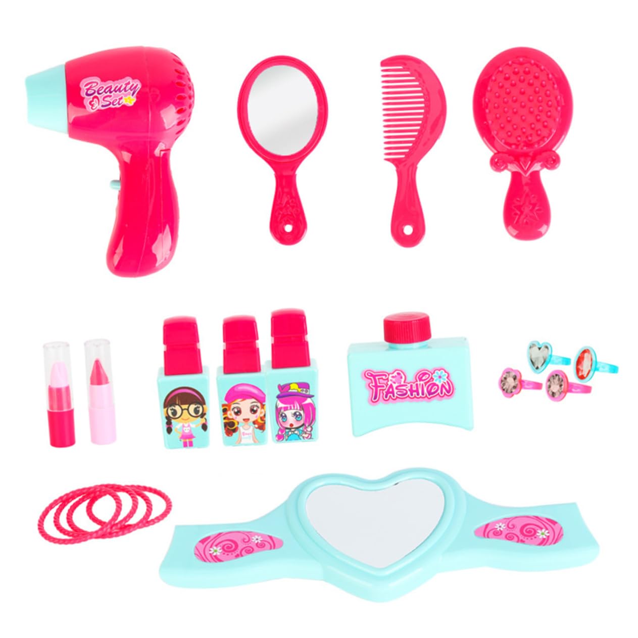 Toddmomy Simulation Cosmetic Box Set Convenient Makeup Suitcase for and Safe Encourages Role Play and Parent Interaction Present for