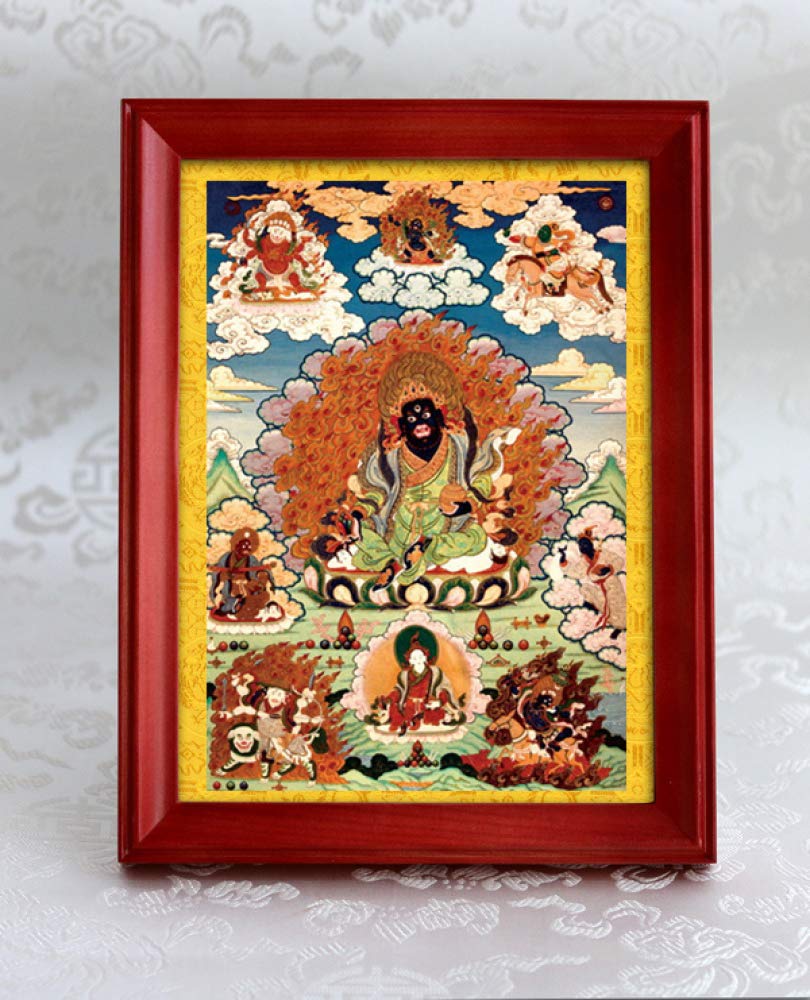 ZSPSHOPPrice/Qing Palace Royal Brocade Buddha Statue/Pharmacist Buddha Protection Method/A Section Shanglong Protection Law Thangka