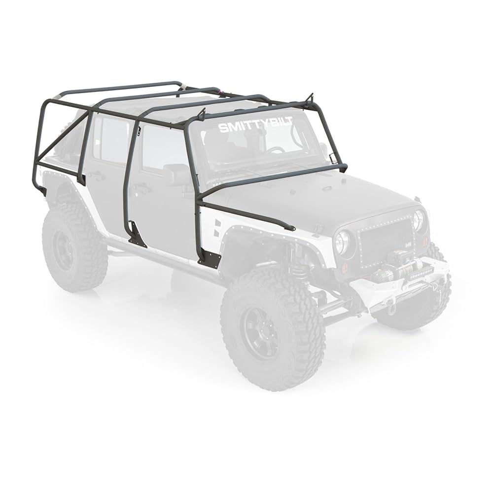 Smittybilt 76840 Black Exoskeleton Jk 4Dr 07-17, 1 Pack