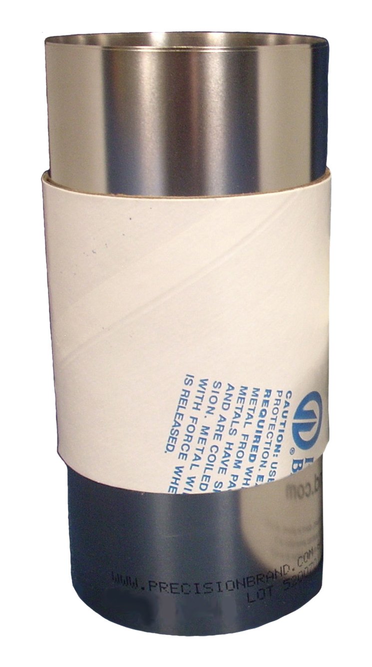 Precision Brand Products 22829 316 Stainless Steel Shim Stock, 0.015" x 6" x 100"
