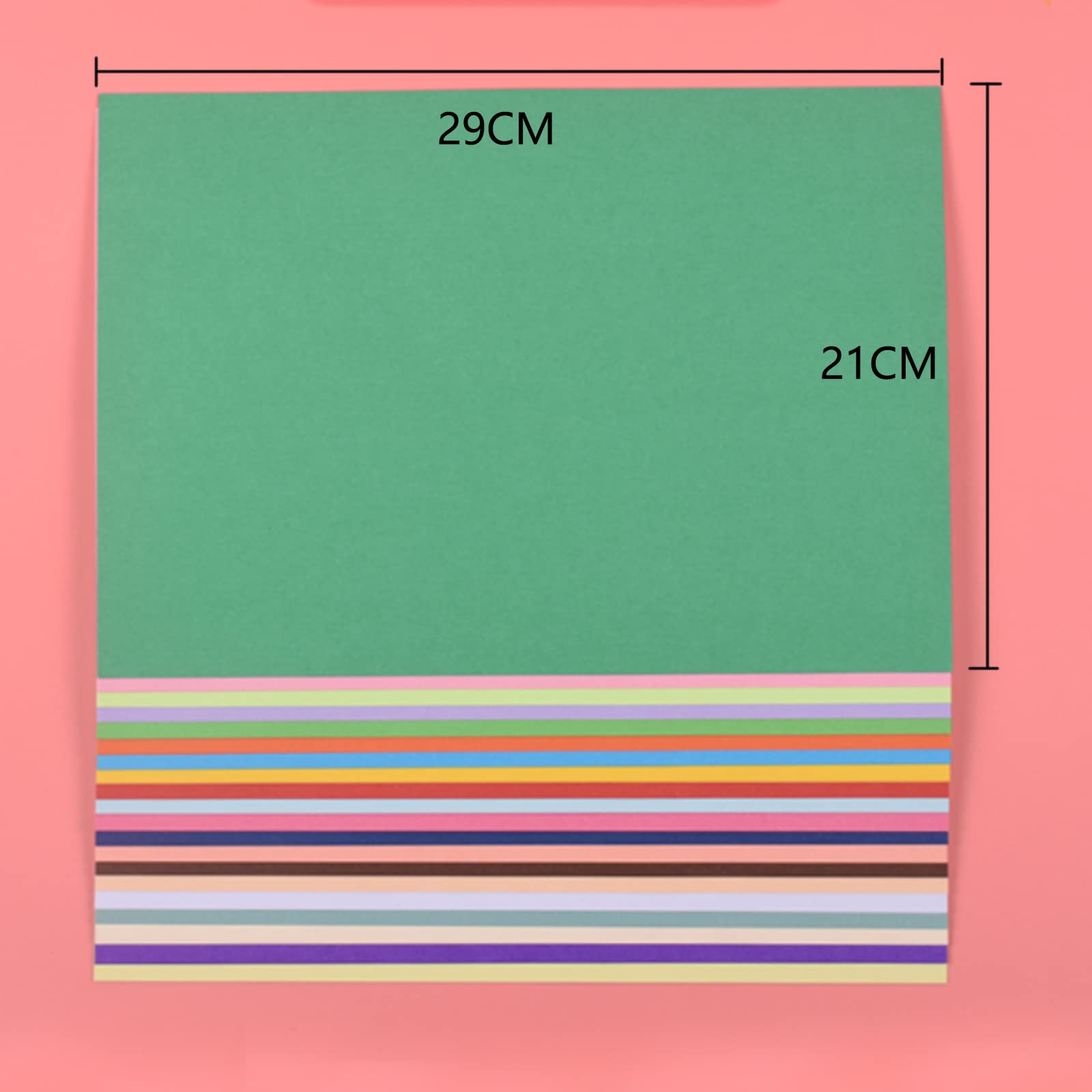 Coloured Paper 70gsm 100 Sheet A4, Coloured Paper A4 Pack Assorted, More Fun Crafting Decorating Sketch Cutting - Image 2