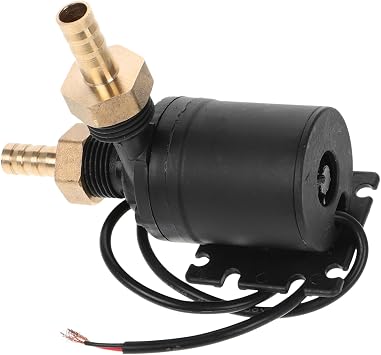 GLEAVI 12V 24V Electric Hot Water Circulation Pump for Trucks Agricultural Vehicles and Motorcycles Compact Water Recirculating Pump for Efficient Heating and Heater Supplies
