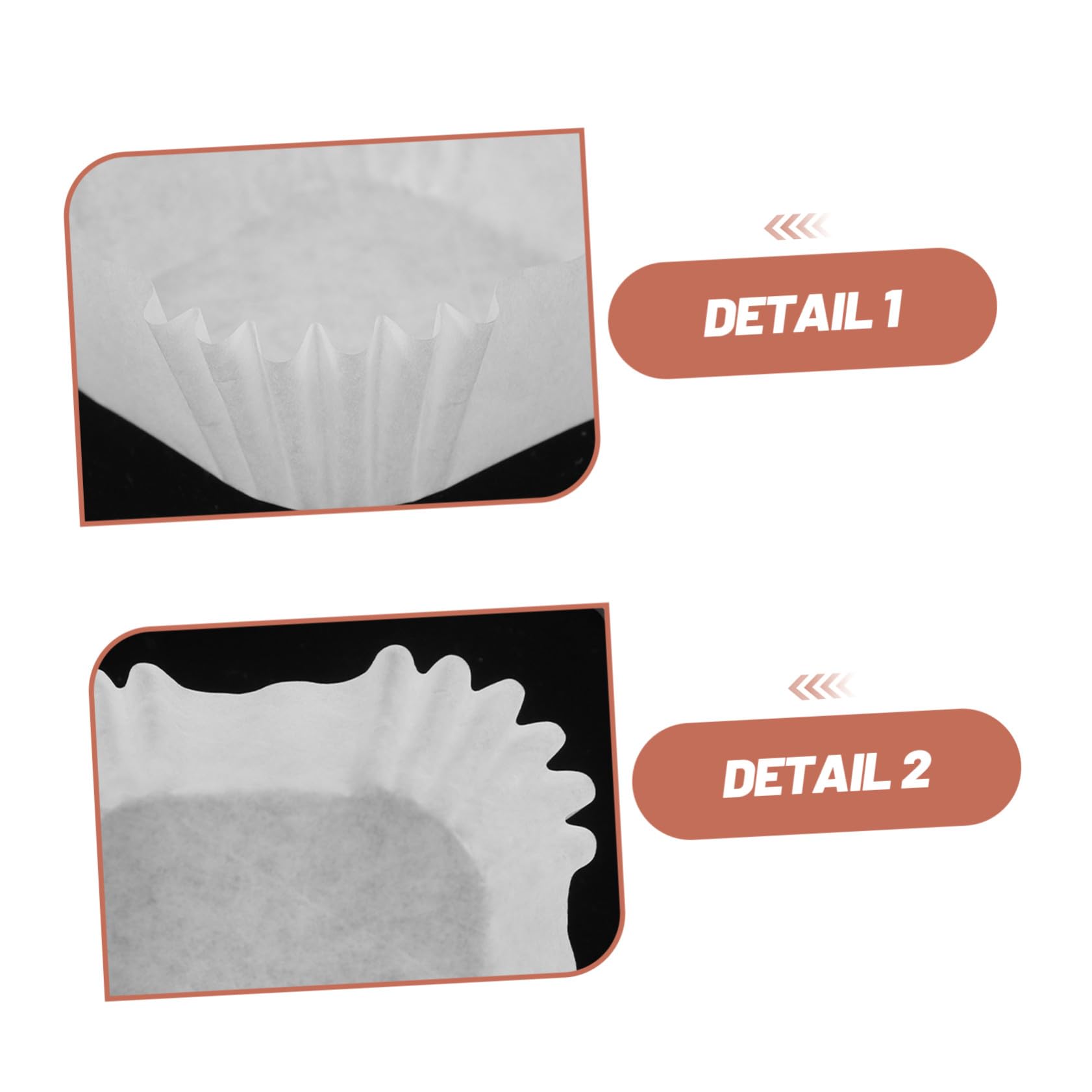 Capacillos de Papel Cuadrados para Cupcakes 3000 Piezas Blanco | Pasta de Pulpa de Madera, Resistencia al Calor y Liberación Fácil, Uso en Pastelería y Baby Shower