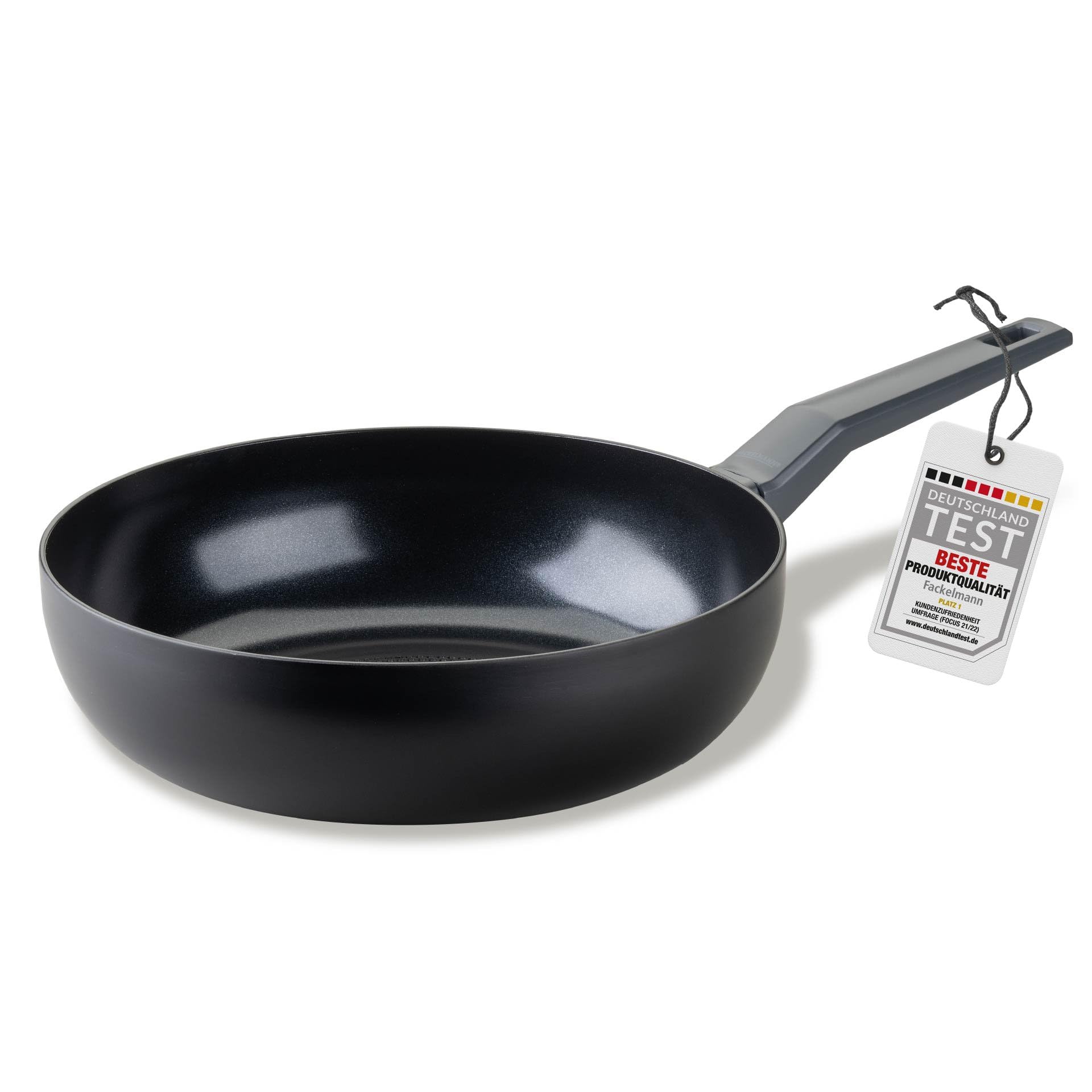Wok 28 cm Statement Fackelmann en aluminium recyclé pour tous feux