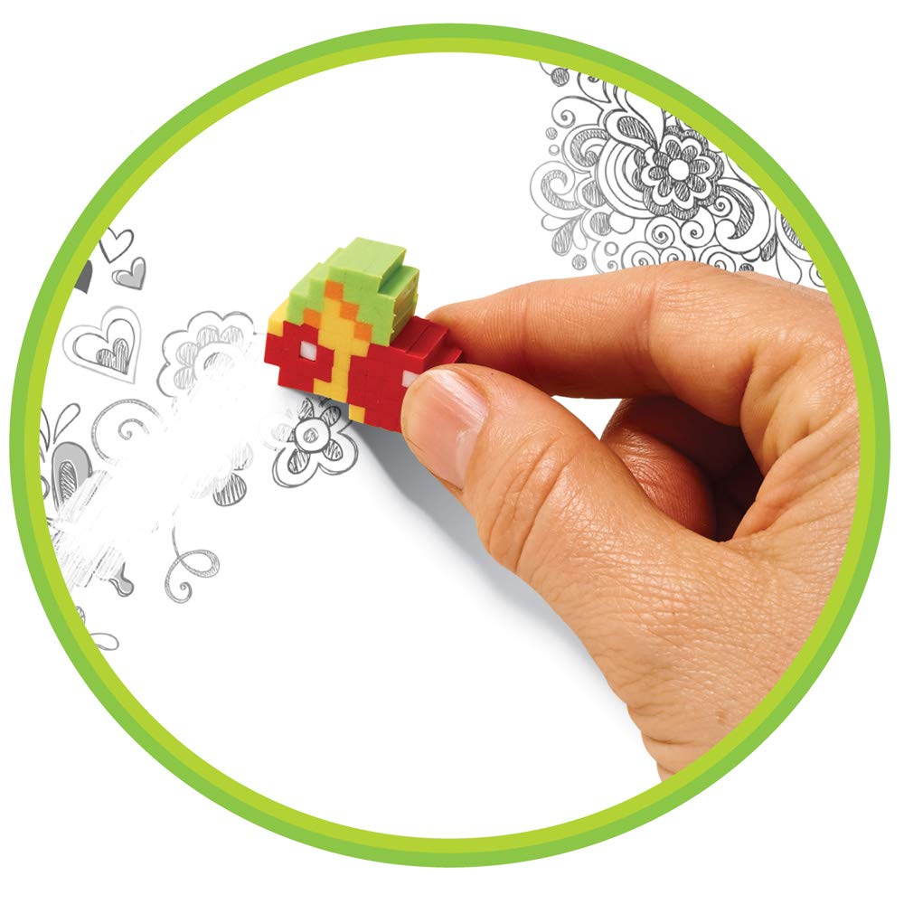 Pretty Pixels Bandai Krazy Pixels - Fabbrica di gomme - Set di inizio - Tema frutta - Hobby creativi - 38524