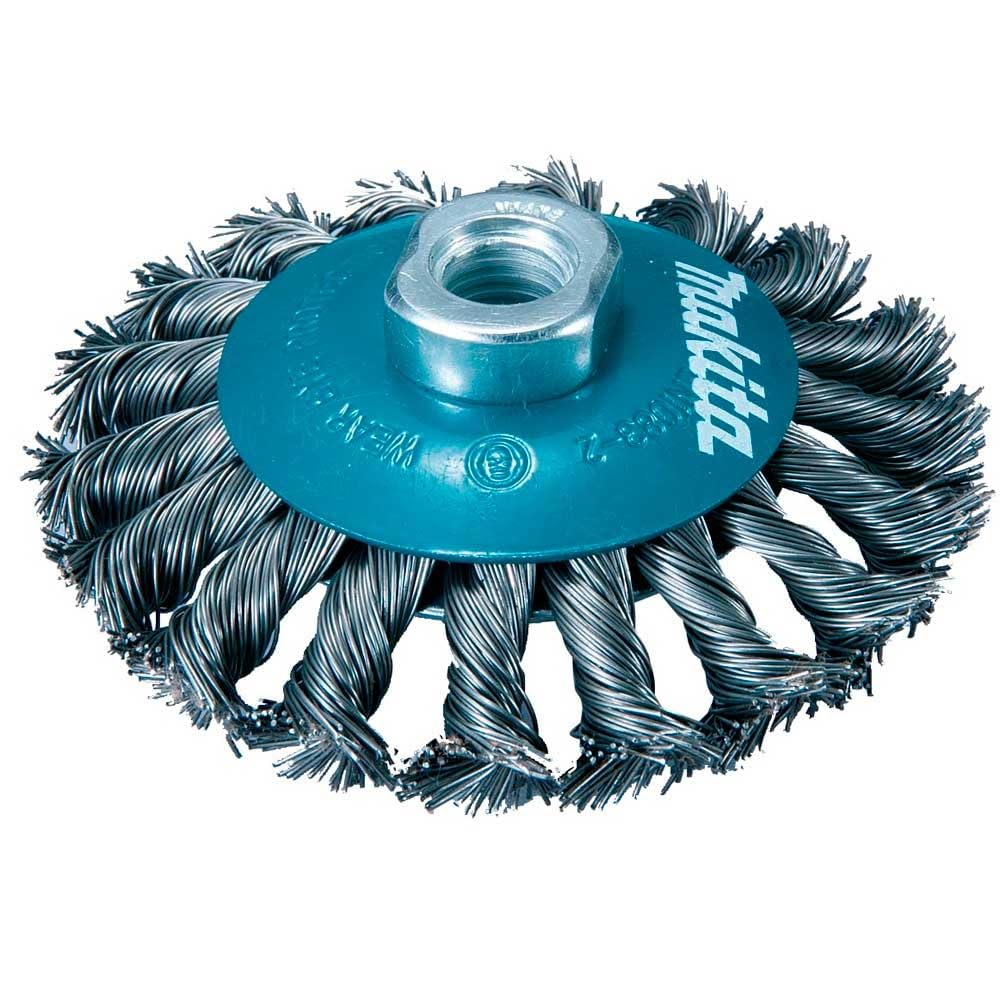 Makita Multicoloured Circular Brush Knotted 100 Mm (D-39861)