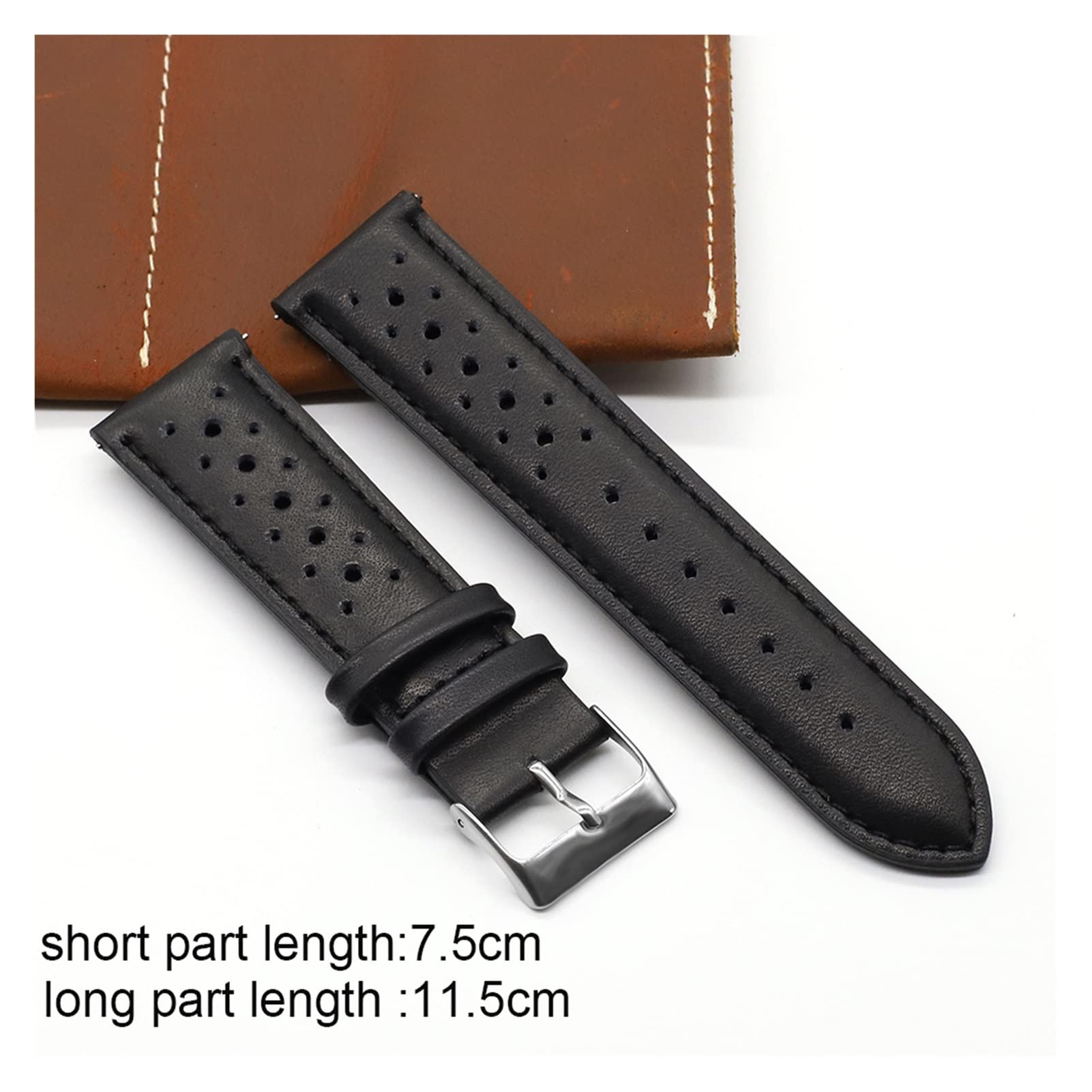 Cinturino Per Orologio In Pelle Da Uomo 18mm 20mm 22mm - Foto 9