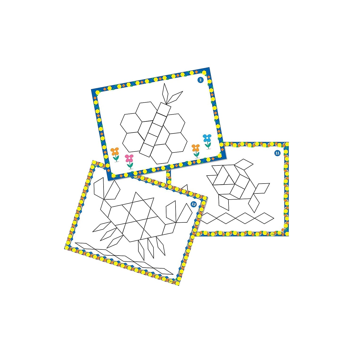 Amazon.com: Learning Resources Pattern Block Design Cards, Color Recognition, STEM Toy, Ages 4+ : Toys & Games Amazon.com: Learning Resources Pattern Block Design Cards, Color Recognition, STEM Toy, Ages 4+ : Toys & Games