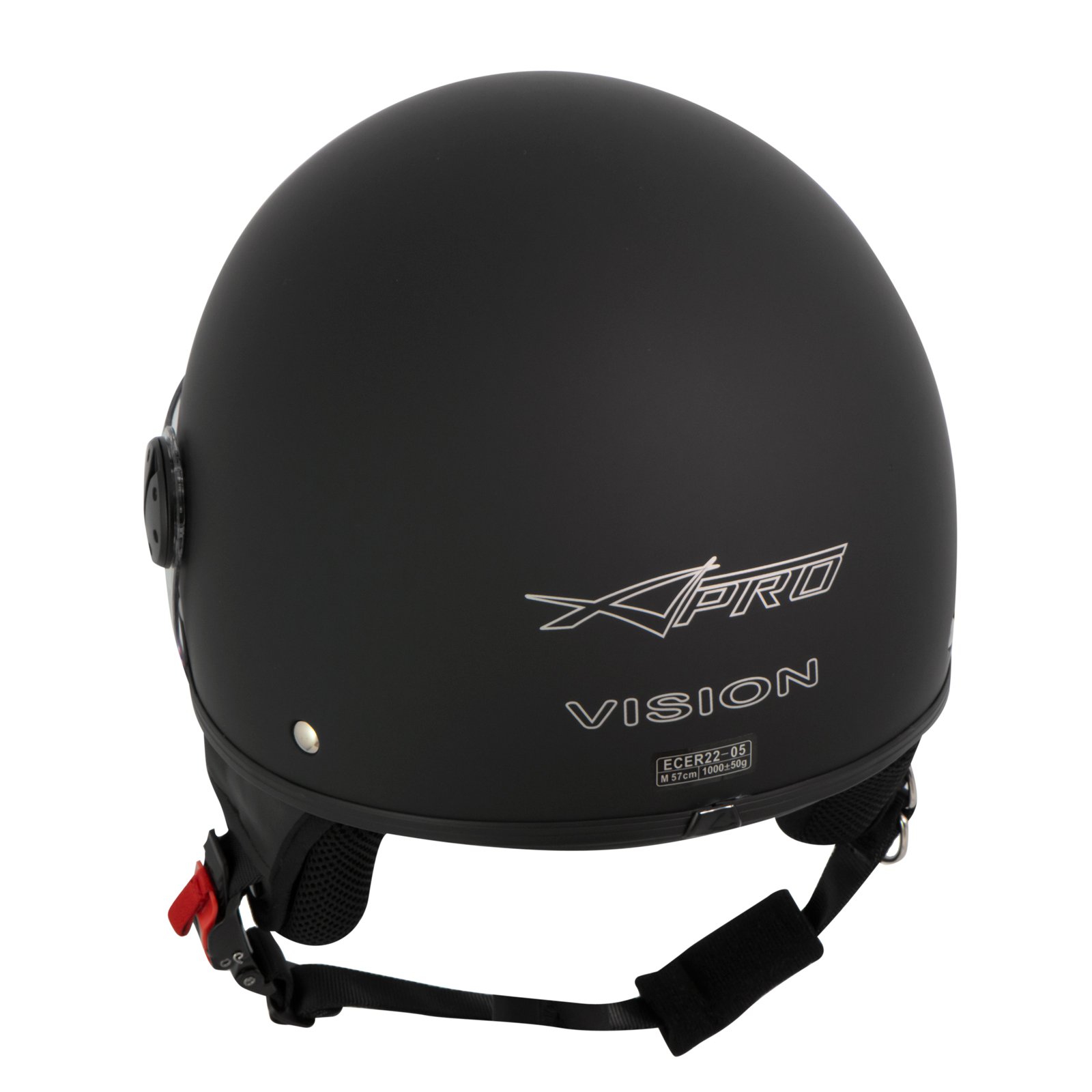 Casco Jet Per Moto E Scooter - Omologato ECE, Leggero E Confortevole Con Visiera Antigraffio - Foto 4