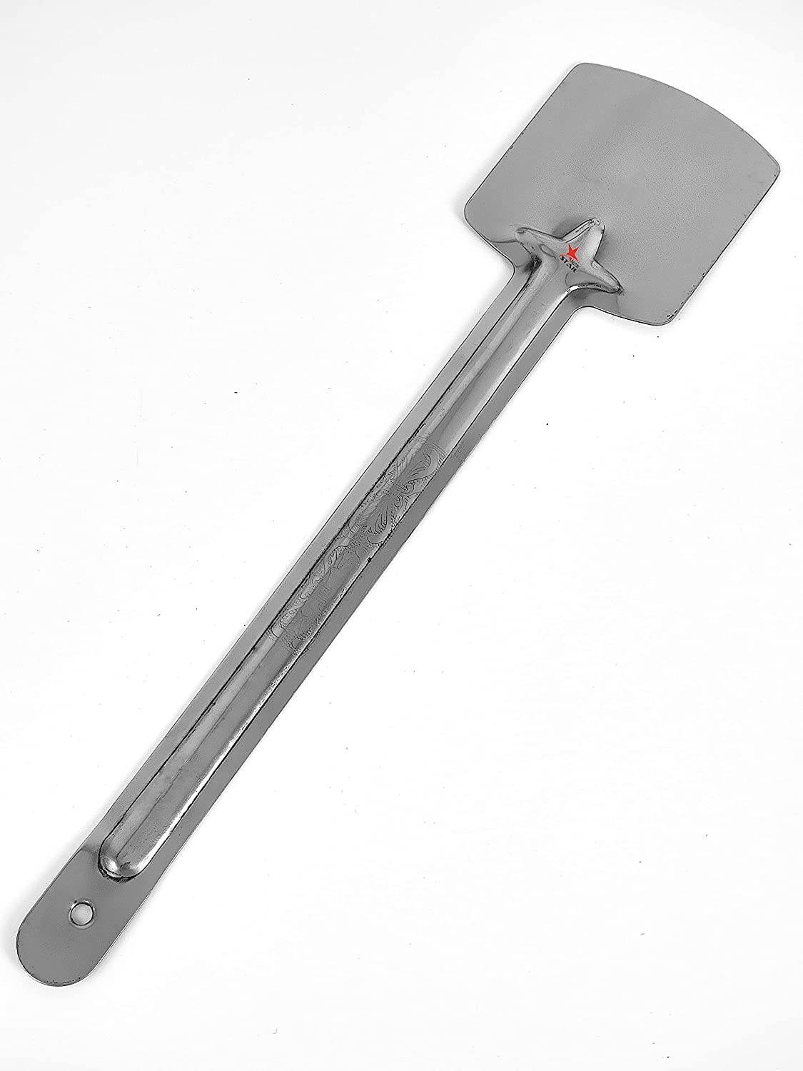 ILT Retail - Stainless Steel Cooking Dosa Turner Spoon for Kitchen Dosa Cooking Turner Spatula Turners Palta Roti Turner with Long Handle/Turners for Dosa, Roti, Chapati, 33.3 Cms