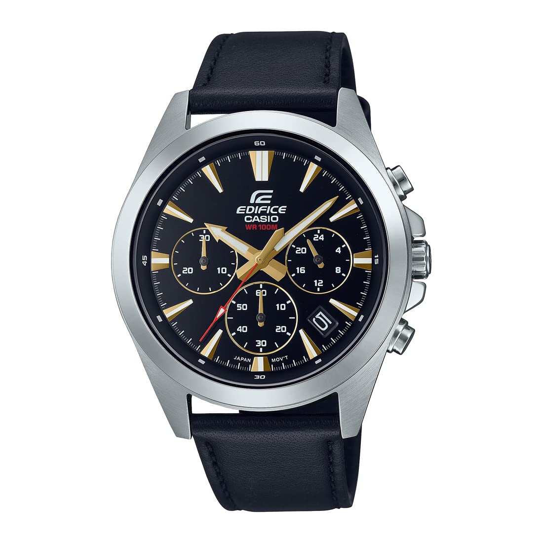 Casio Edifice Chronograph Analog Black Dial Men EFV-630L-1AVUDF (ED542) (B09TP81R5Z) Amazon Price History, Amazon Price Tracker