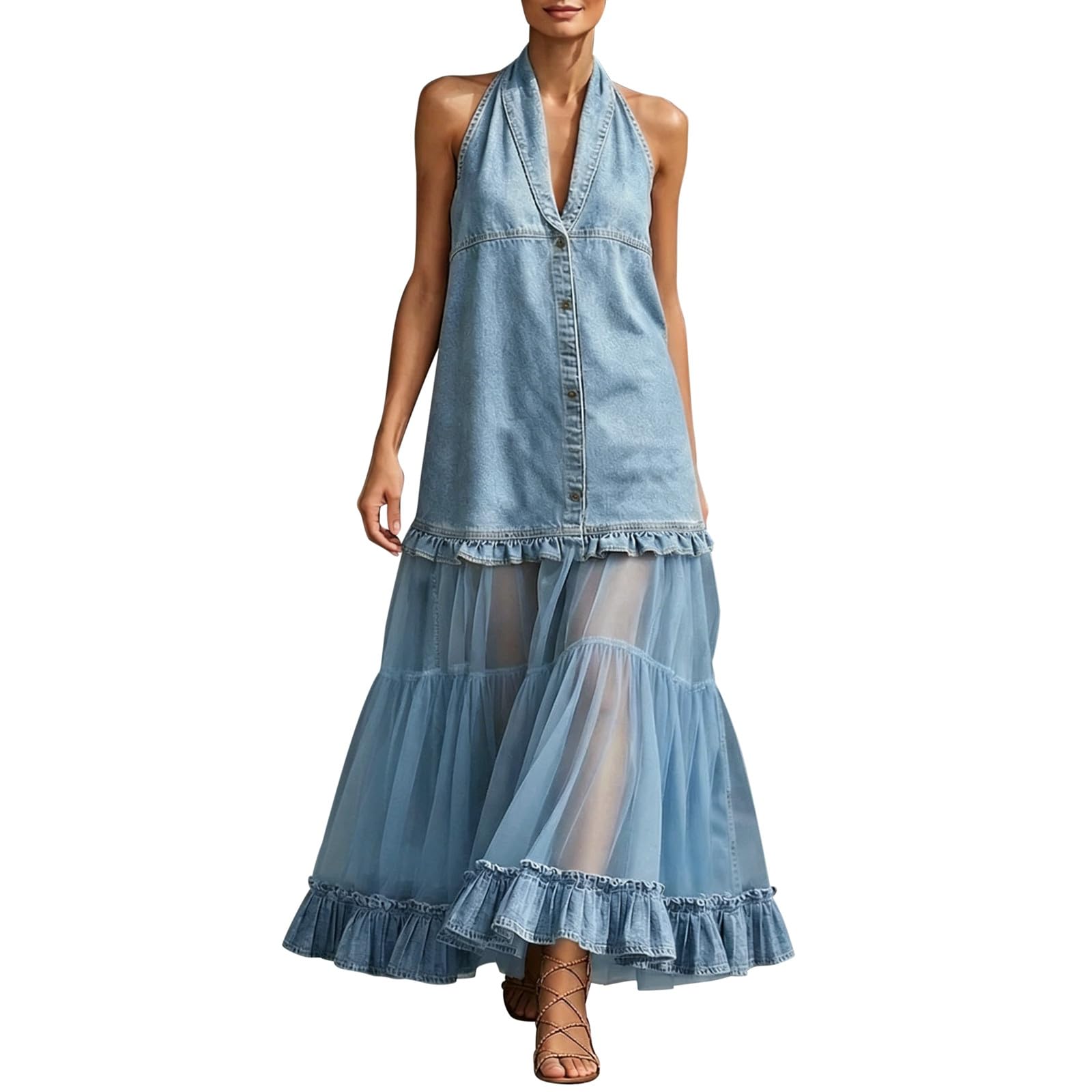 Gilet in jeans da donna, elegante, slavato, taglie forti, con cappuccio, casual, estivo, primavera, abbottonatura, giacca per le mezze stagioni