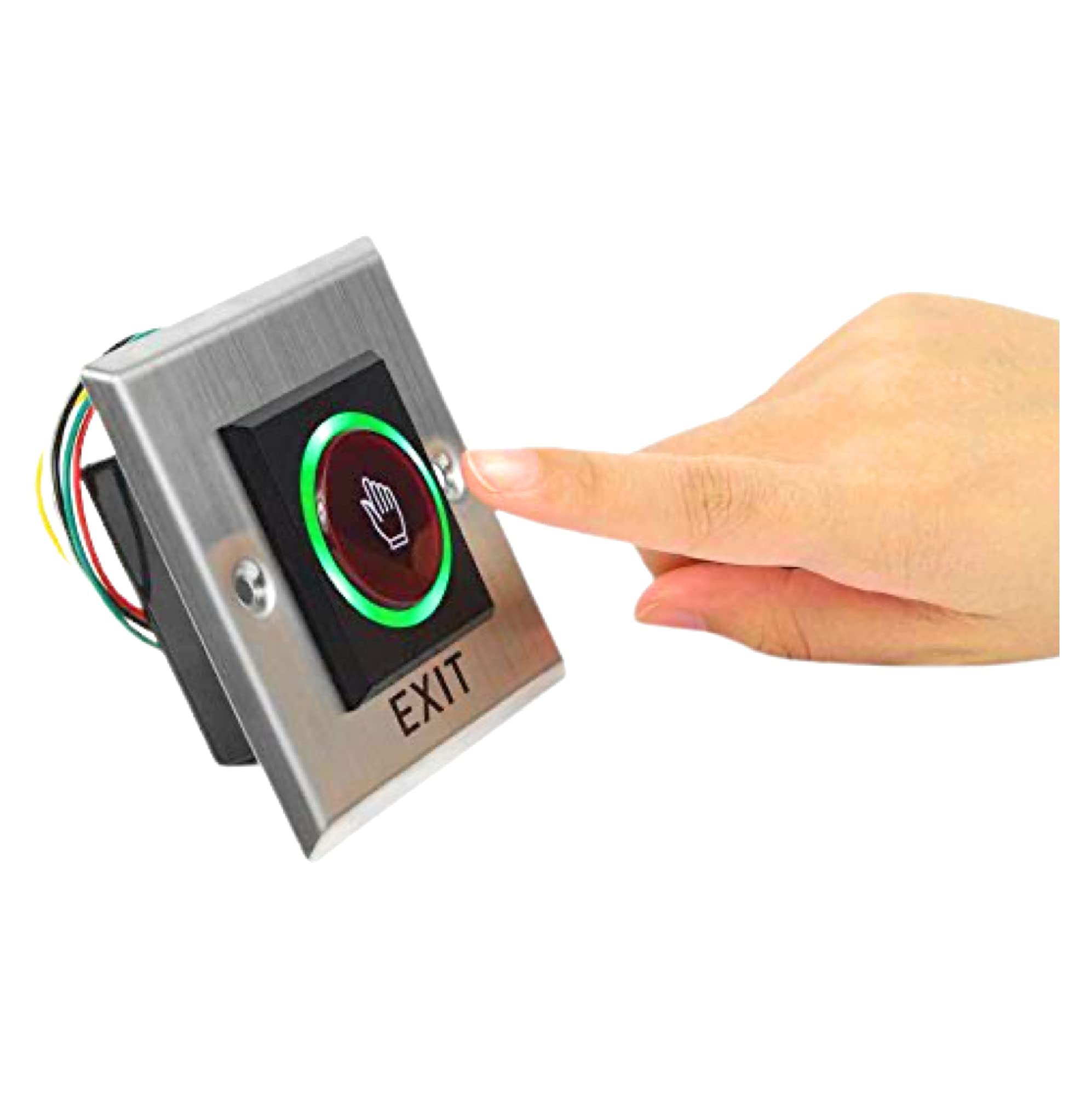 UKPLUS Switch Access Control No Touch Sensor Exit Switch Inductive Release Button