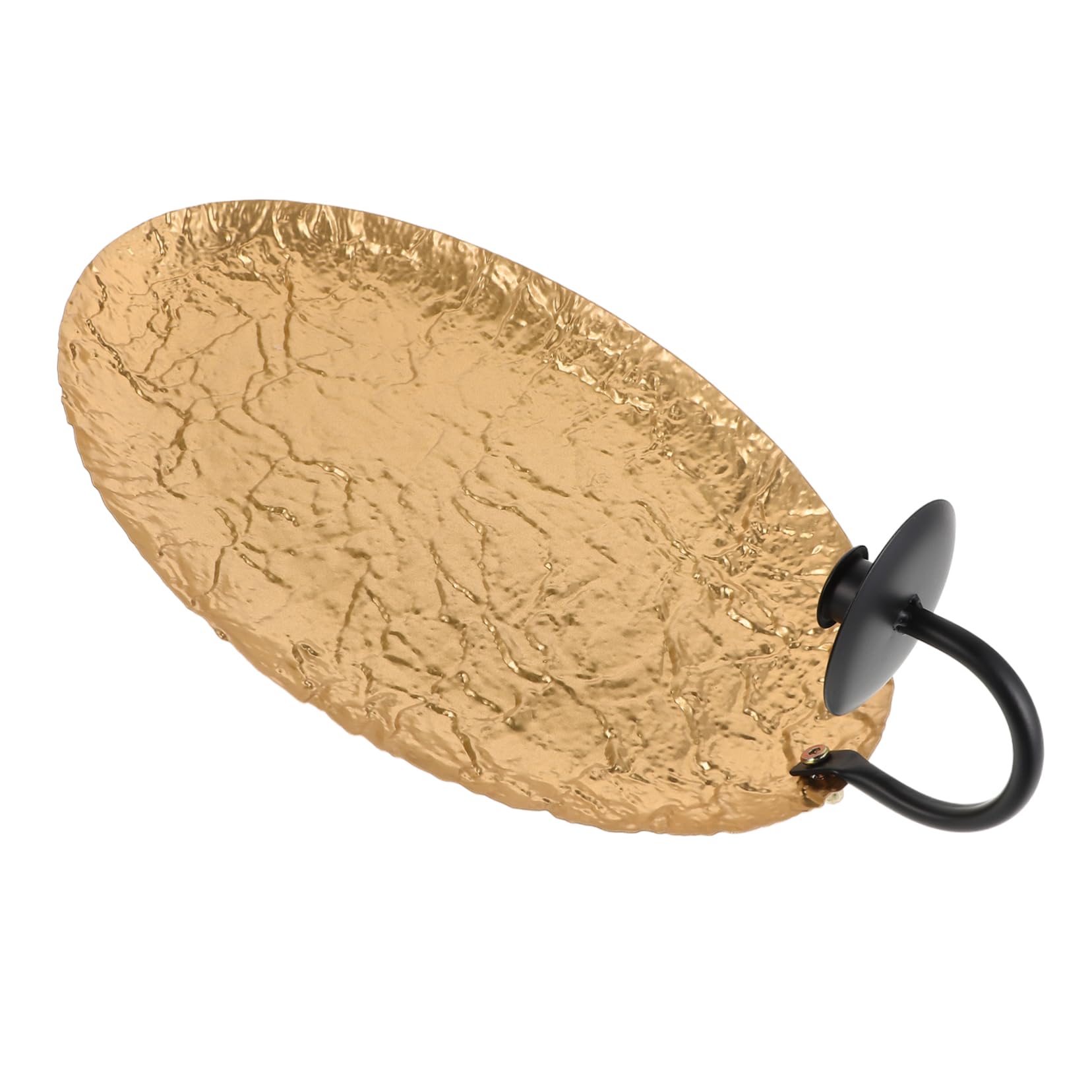 Levemolo Sturdy Iron Wall Hanging Candle Holder Silver Decorative Sconce for Bathroom