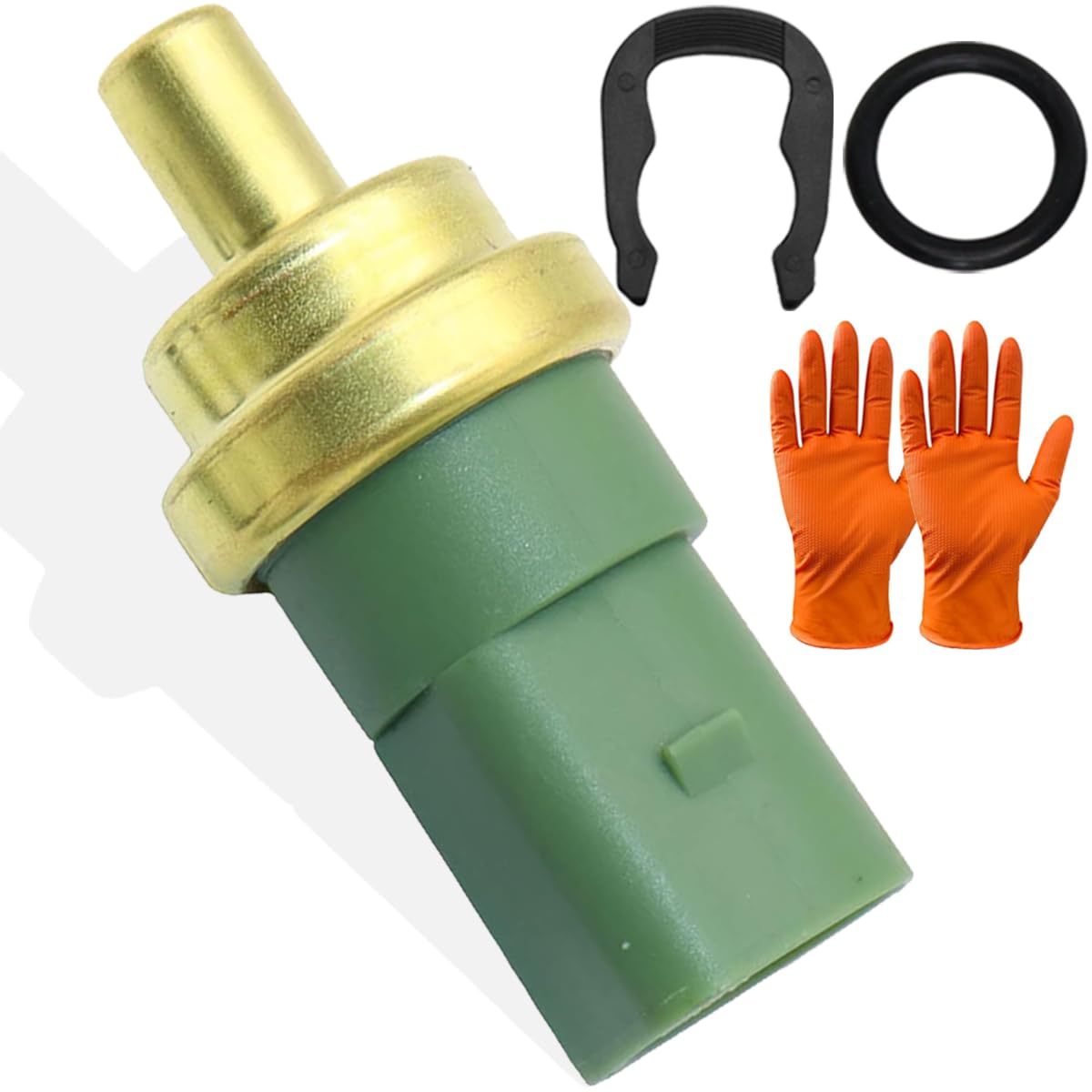 ZAMDOE 059919501A 1100619 158-0629 Sensor de Temperatura del refrigerante del Motor para Volkswagen Beetle Golf Jetta Eurovan para VW para Passat para Cabrio para Audi A4 S4 RS4 RS6 A6 TT S6 A8 S8
