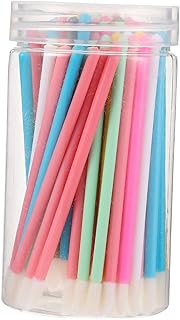 MERRYHAPY 100 varillas desechables para brill...